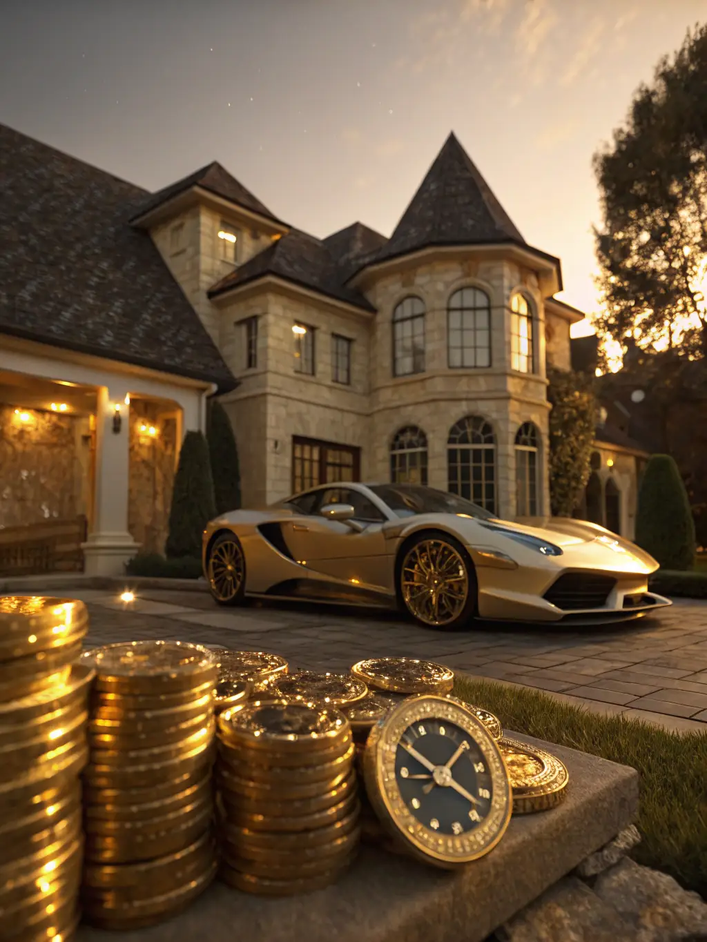An image representing alternative investments, such as a stylized depiction of real estate, private equity, or commodities, showcasing diverse investment options.